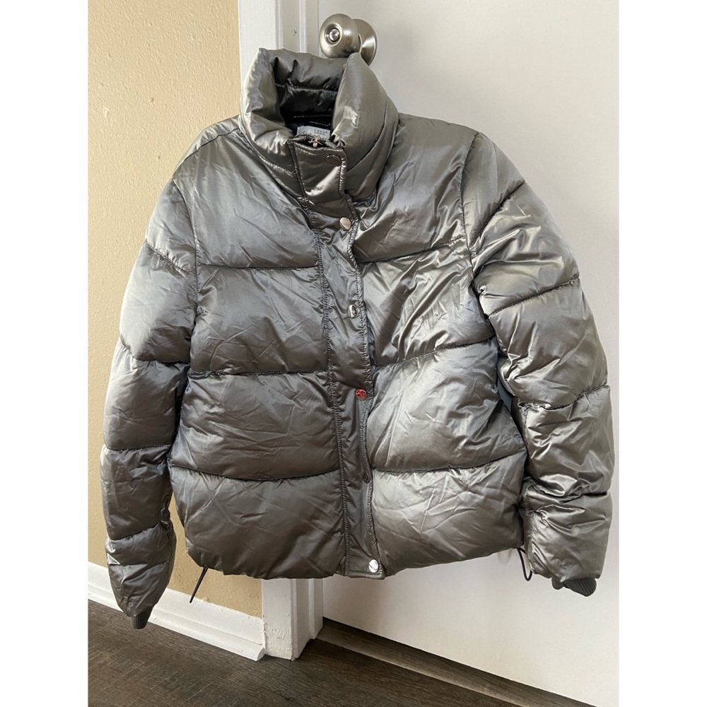 H&M Puffer Silver Jacket